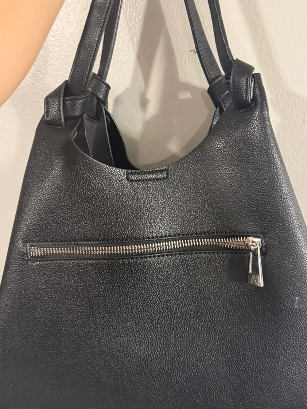 Minimalist Black Tote Bag by (unbranded)